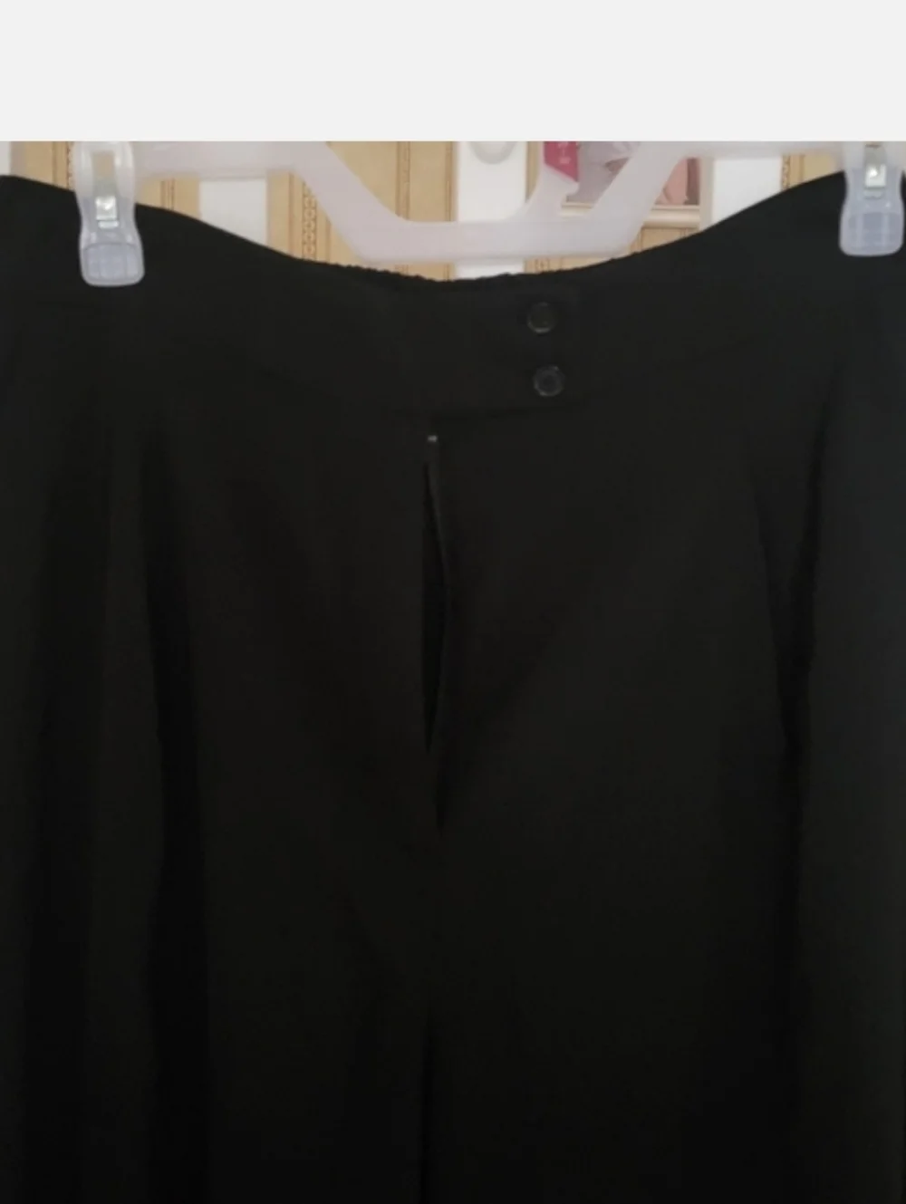 JESSICA SIMPSON Melba Wide Leg Black Flare Trouser Pants Size 14 - Picture 6 of 12